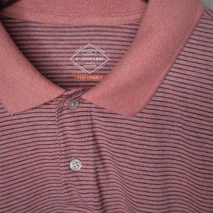 St John's Bay Performance Polo Quick Dry Golf Sz L